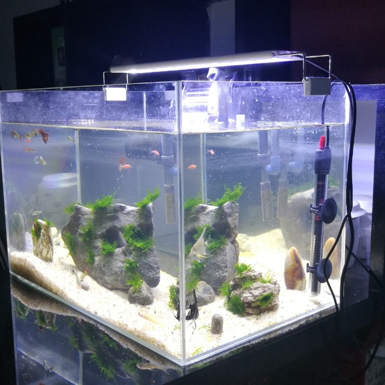 Đèn LED bể cá 🐠🐠🐠 Đèn LED XML đổi 3 màu 20-80 cm bể thủy sinh Đèn LED XuanMeiLong siêu sáng siêu mỏng dày 1cm