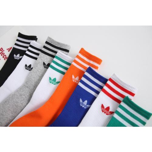 Aoki-Vớ thể thao mẫu Adidas nhiều màu cho nam và nữ