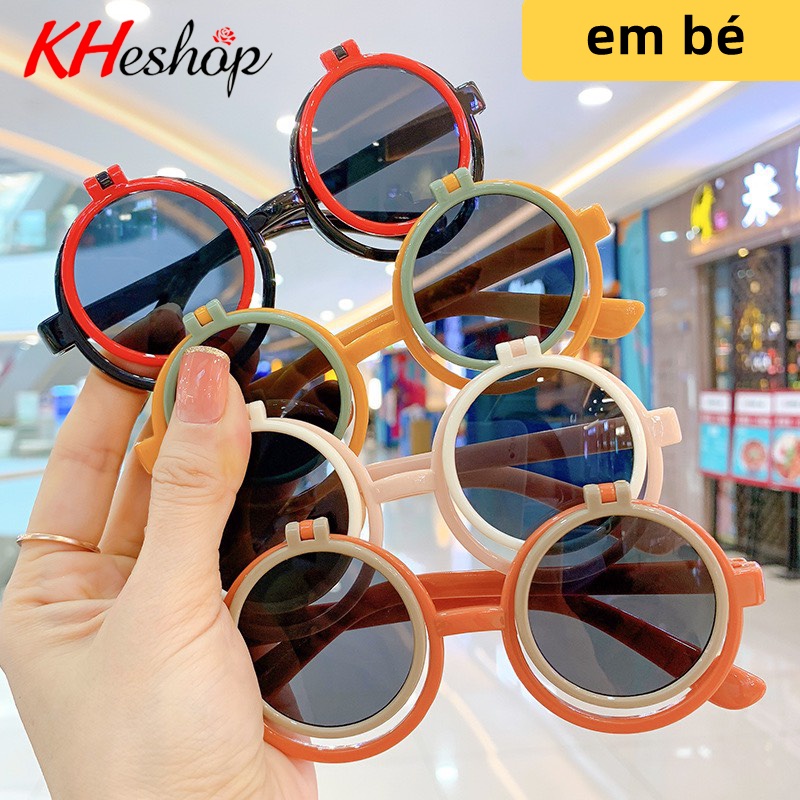 [Model]  Thời Trang cho bé 2 tròng có thể tháo bên trong, 1 chiếc kính 2 phong cách siêu độc đáo mã Y83120