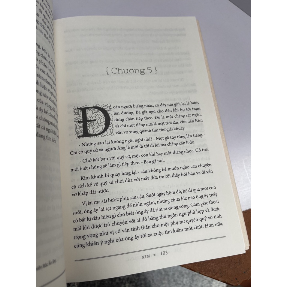 Sách NXB Kim Đồng bìa cứng  - KIM – Rudyard Kipling – ấn bản kỷ niệm 65 năm thành lập xnb kim đồng