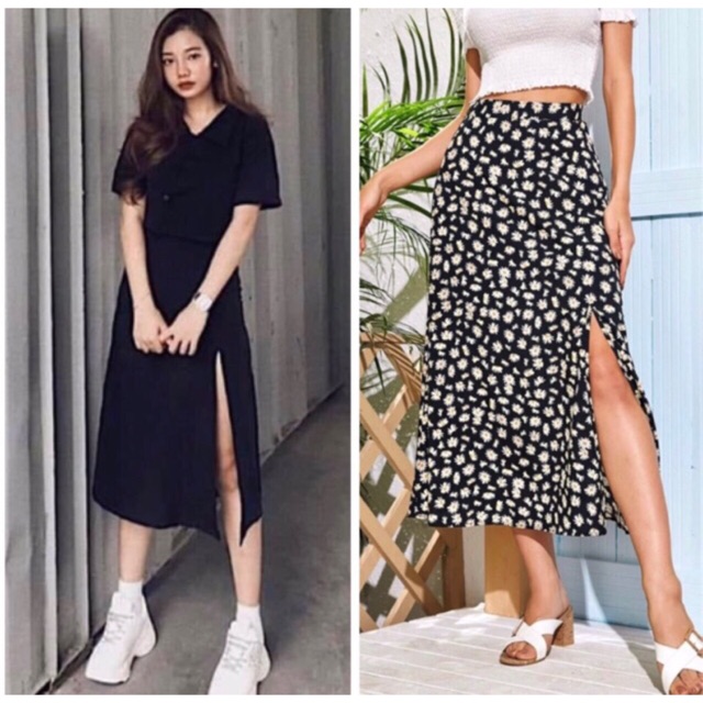 Chân váy midi bigsize 60-95kg👉hình cuối khách cao m68 eo 92 mông 110 mặc size 1 | BigBuy360 - bigbuy360.vn