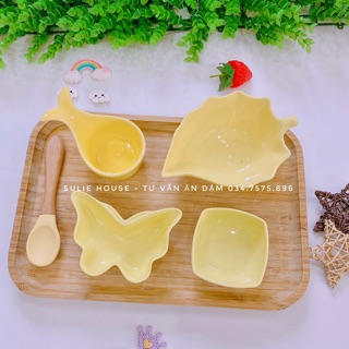 Chén sứ vuông mini cho bé ADKN