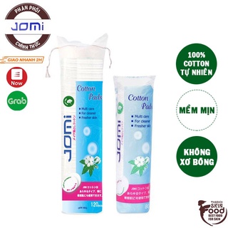 Bông tẩy trang 100% cotton tự nhiên Jomi Cotton Pads