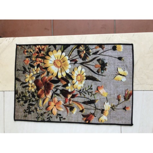 Thảm lau chân 3D kích thước 40 x 60cm ( Giao Màu ngẫu nhiên)