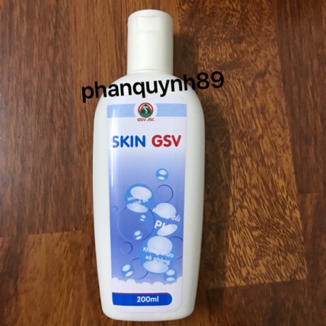 Sữa tắm,sữa rửa mặt Skin GSV 200ml