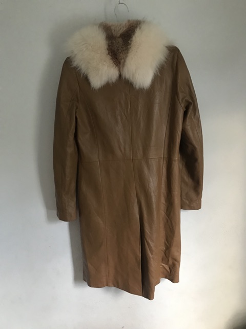 Áo da pha lông 2Hnad