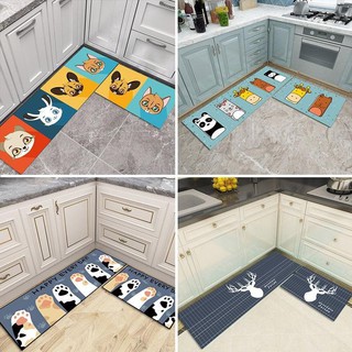 [size bự 50cm] Thảm Bếp Đôi 3D Cao Cấp Chống Trơn Trượt ( Bộ 2 thảm 50*80cm & 50*120cm)