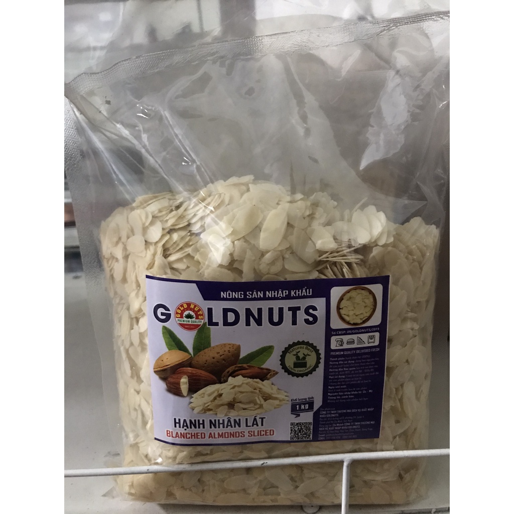 Hạnh nhân lát, hạnh nhân bột, hạnh nhân lát 500g