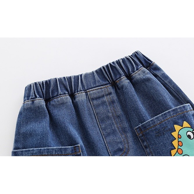 Quần Short Jean cho bé Wellkids quần bò chất mềm cho bé (KZ3212)