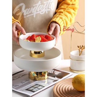 Khay đựng hoa quả bằng men sứ cao cấp,khay đựng hoa quả tết