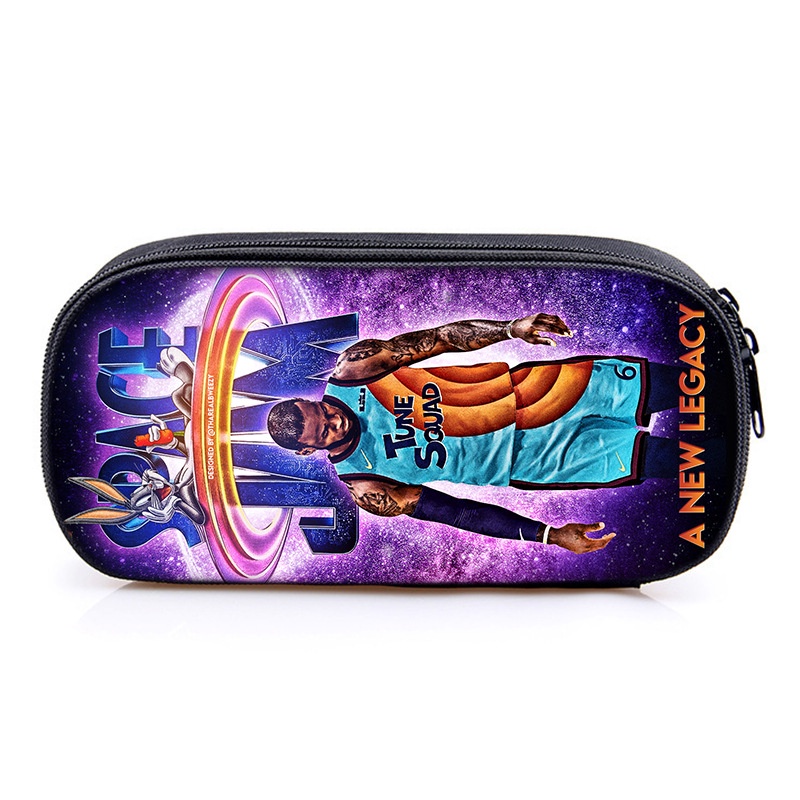 Hộp Đựng Bút Đa Năng Sức Chứa Lớn In Hình Anime Space Jam 2