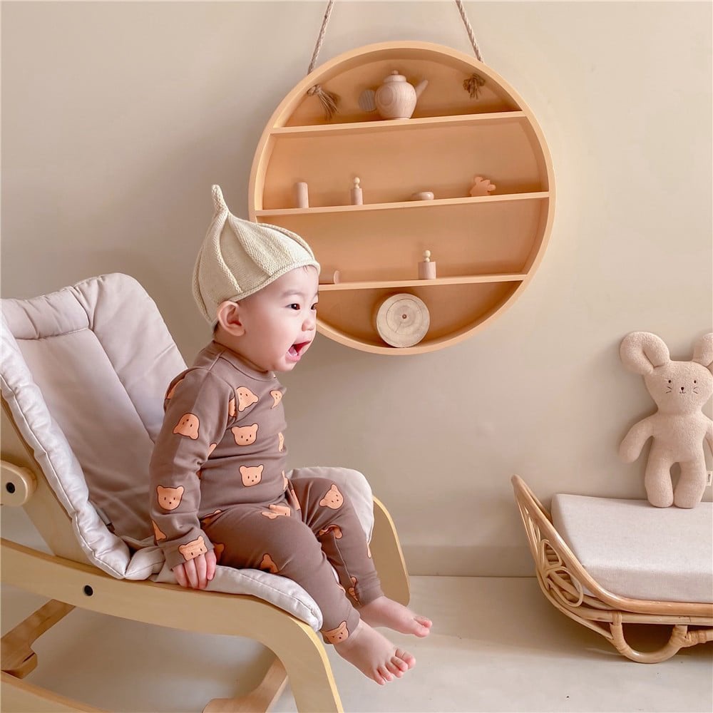 Ghế Bập Bênh Chân Gỗ Đa Năng Rocking Chair Hugme Cho Bé 2022 - Ghế Nằm Rung Cho Bé Chất Liệu Đệm Điều Hòa Thoáng Mát