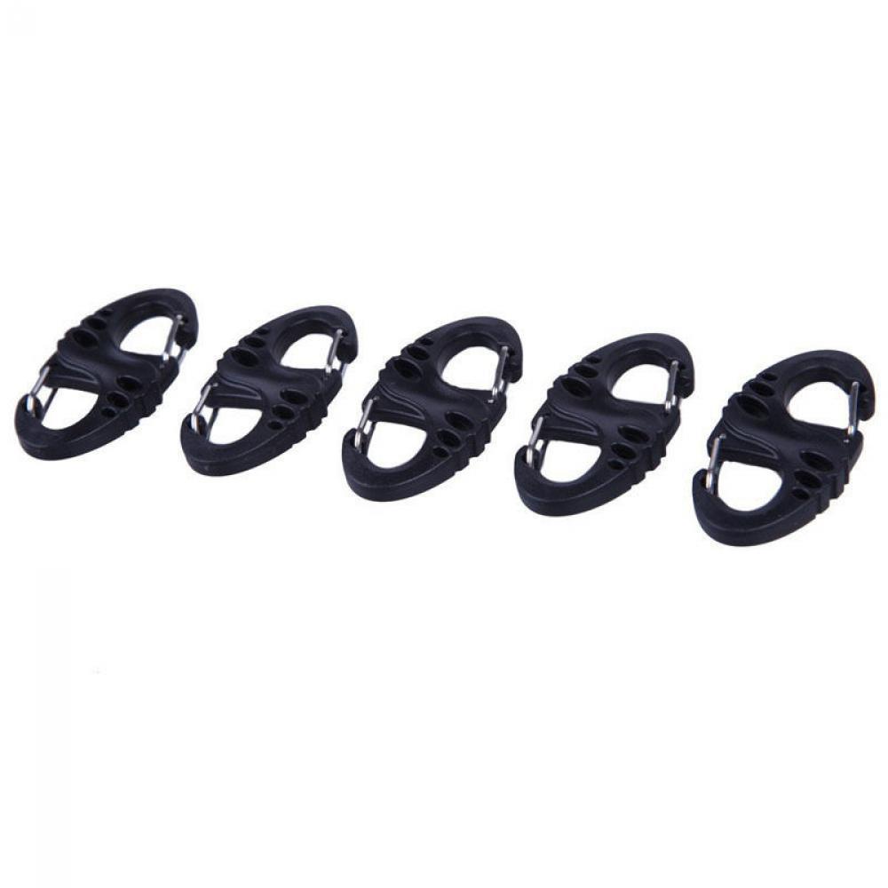 Set 5 / 10 Móc Khóa Chữ S Tiện Lợi Cho Dã Ngoại