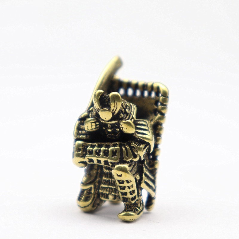 Mặt Dây Chuyền Hình Samurai Bằng Đồng Nguyên Chất Phong Cách Nhật Bản Cổ Điển