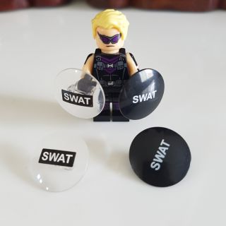Phụ kiện Lego Khiên giáp cho minifigure lính SWAT
