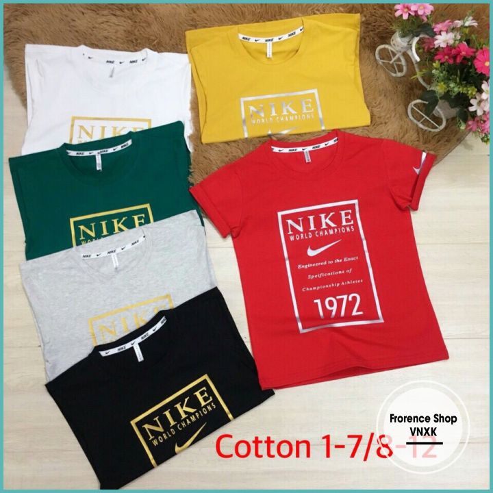 Áo thun bé trai từ 1-6 tuổi ,áo thun trẻ em chất cotton co giãn 4c Size từ 10- 25 kg