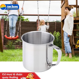 Cốc inox có quai cho bé