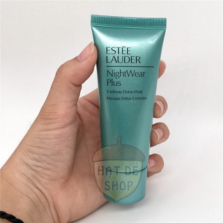 Estee Lauder Mặt Nạ Thải Độc 3 Phút Nightwear Plus 3 Minutes Detox Mask 30ml-Hàng Chính hãng