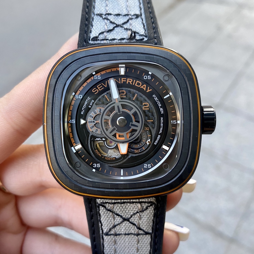 Đồng Hồ Nam  - Automatic - Hộp Gỗ, Sách, Thẻ Bảo Hành 2 năm , Khăn, Dây Cao Su Cao Cấp Tặng Kèm
