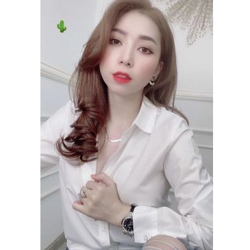 Áo sơ mi trơn form rộng chuẩn đẹp(B.C)