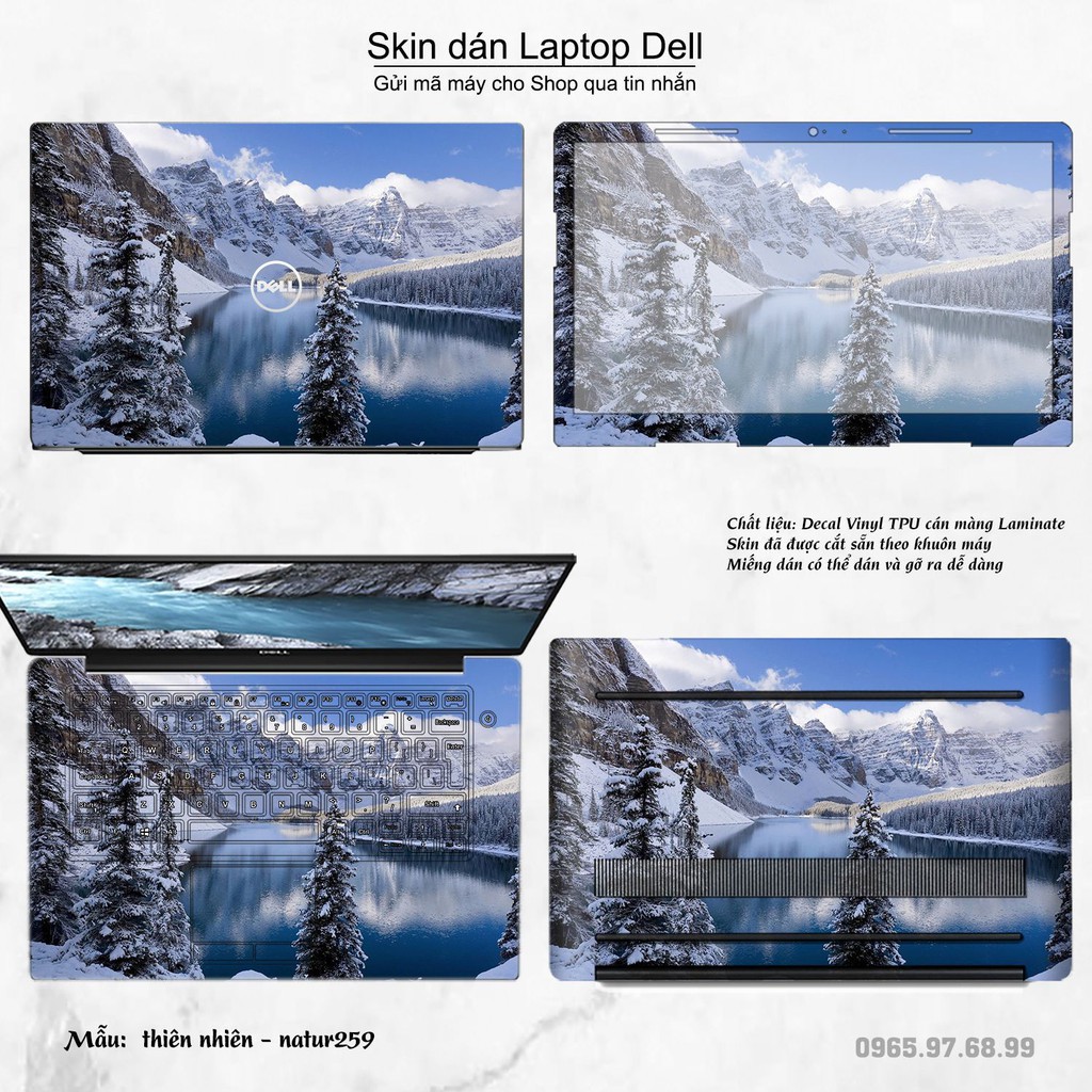Skin dán Laptop Dell in hình thiên nhiên _nhiều mẫu 10 (inbox mã máy cho Shop)