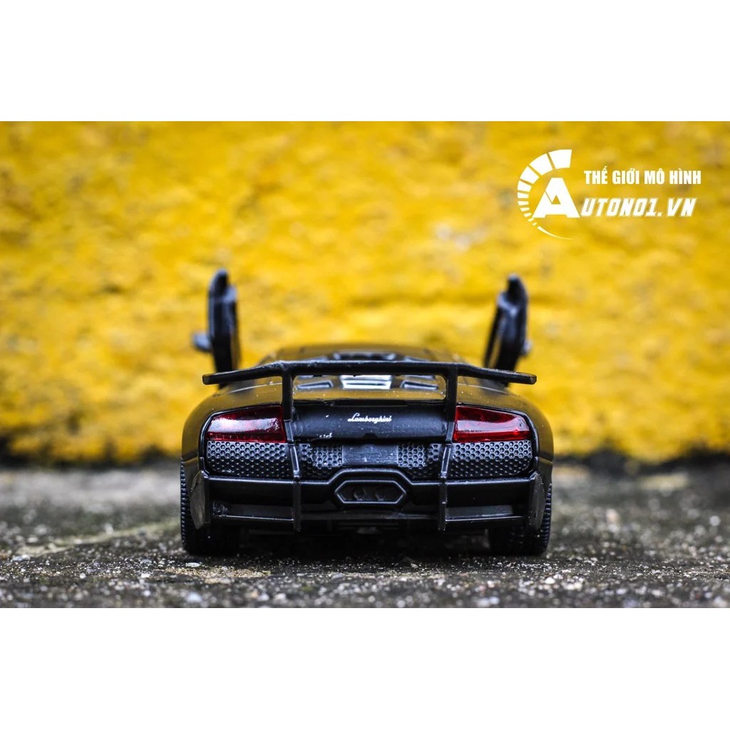 MÔ HÌNH XE LAMBORGHINI MURCIELAGO LP670-4 SV BLACK 1:36 ALLOY 7116