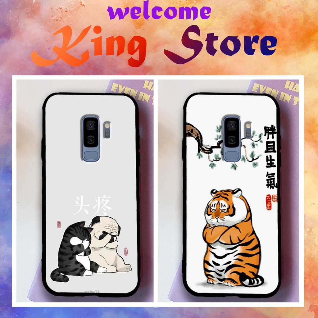 Ốp lưng Samsung S8/S8 Plus/S9/S9 Plus in hình Chó mèo Sociu siêu đáng yêu, độc, lạ_KINGSTORE.HN_Ốp SS S8/S8P/S9/S9P