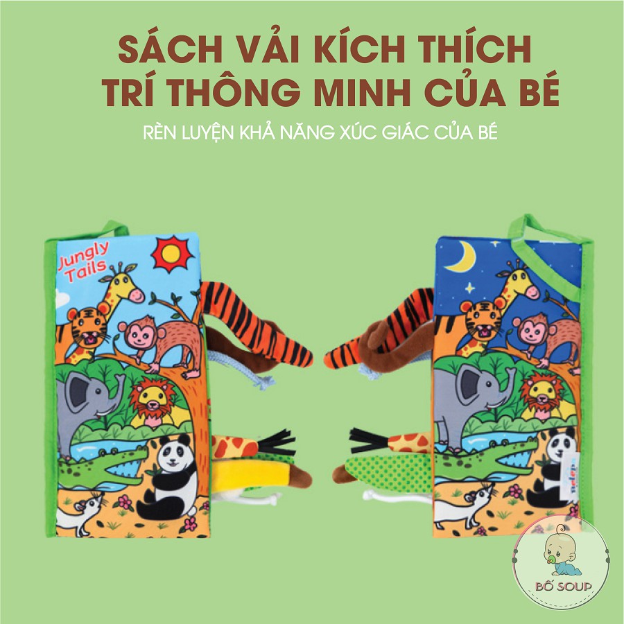 Sách Vải Có Đuôi Theo Chủ Đề Cho Bé Shop Bố Soup