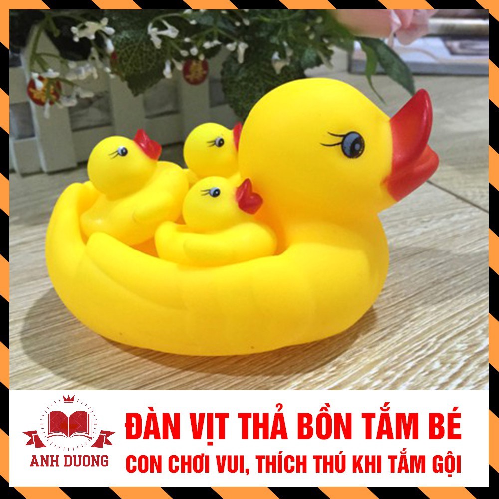 [Mã 12LSSALE giảm 100% đơn 50k] Vịt Thả Bồn Tắm Có Còi Chíp Chíp- Đồ Chơi Bồn Tắm Cho Bé