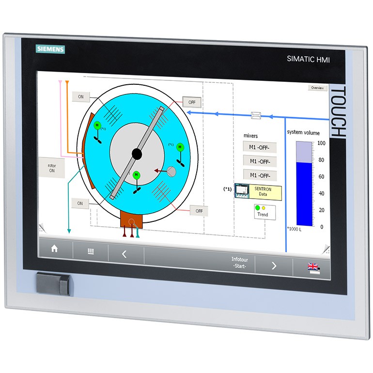 Máy tính công nghiệp SIMATIC IPC277E 15” Touch, Celeron N2807, 2GB RAM, 240GB SSD SIEMENS 6AV7882-0DA10-0CA0