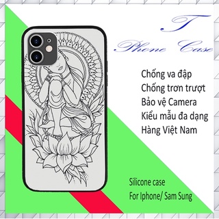 Ốp lưng ốp đt iphone ốp đt sam sung đức phật trong suốt iphone 6 đến 13, sam sung các dòng tphone case chdp2022004