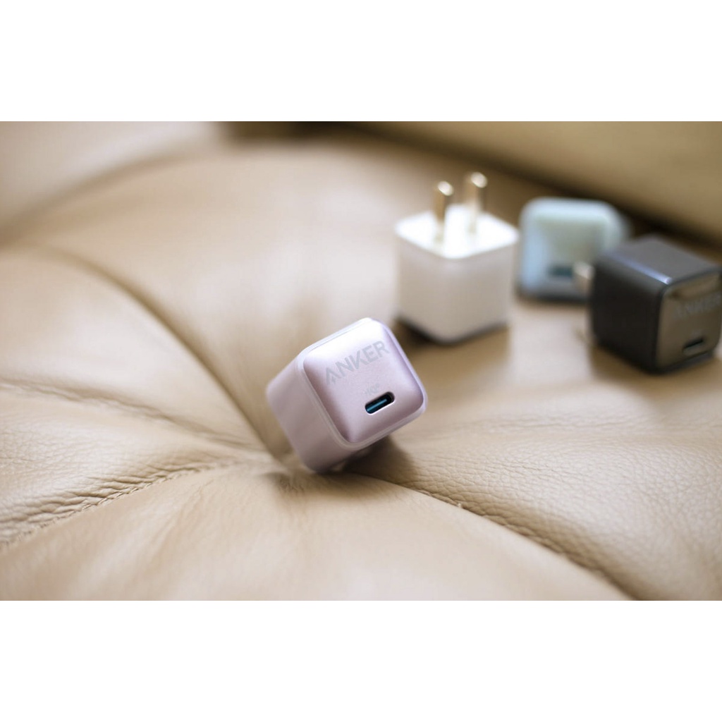Củ Sạc Nhanh ANKER A2637 PD 20W Màu sắc sặc sỡ,Cáp Sạc Nhanh A8632/A8633 0.9m/1.8m USB-C to L,Bảo Hành 18T