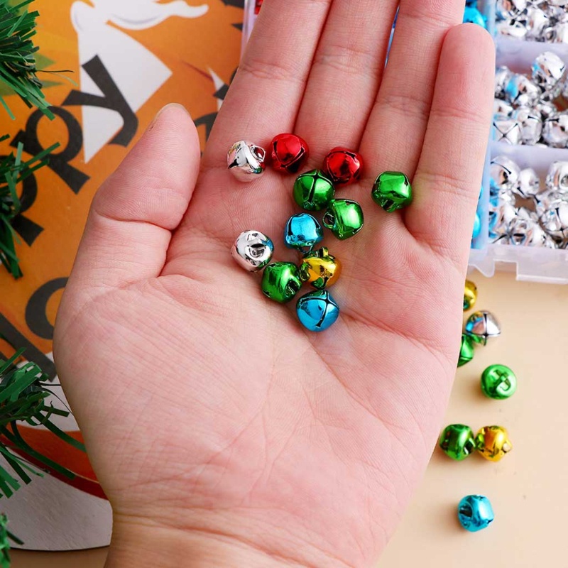 Set 300 Chuông Kim Loại Nhiều Màu Sắc Dùng Để Trang Trí Giáng Sinh