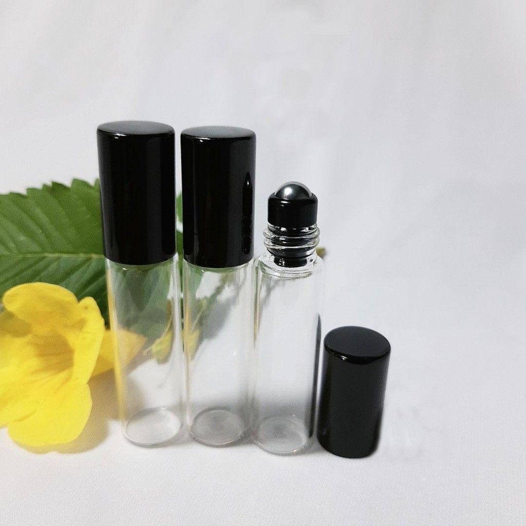 Lọ chiết nước hoa thủy tinh, đầu bi lăn 3ml, 5ml, 10ml | Thế Giới Skin Care