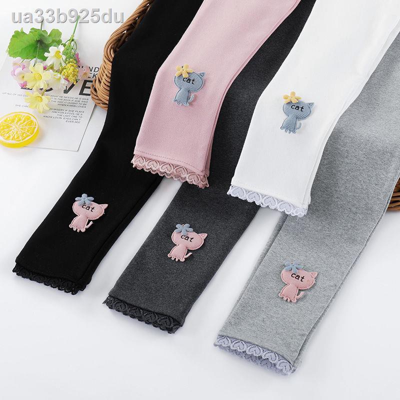 quần gáiváy trẻ em✐❆✠quần áo trẻ em bé gái mùa xuân và thu legging cotton vừa nhỏ mặc ngoài