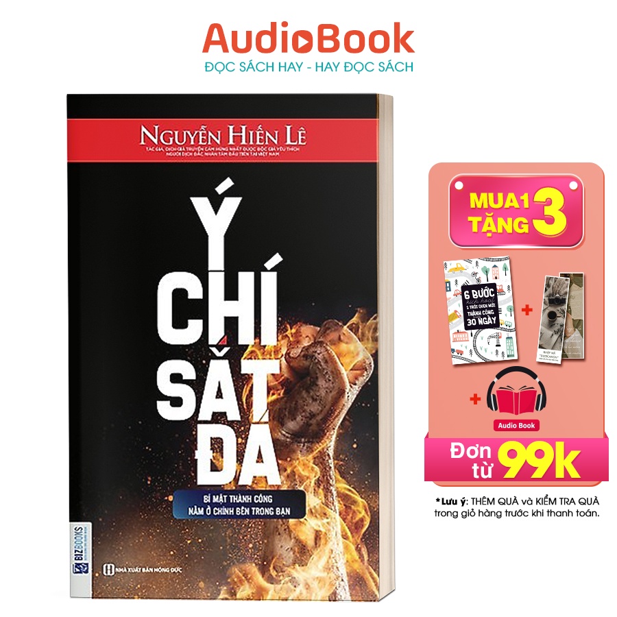BIZBOOKS - Sách Ý chí sắt đá - Bí mật thành công nằm ở chính bên trong bạn