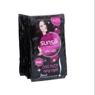 Dầu gội Sunsilk Óng mượt rạng ngời gói 6g (dây 12 gói)