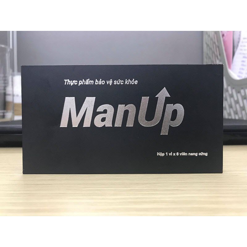 ManUp - Hỗ Trợ Tăng Cường Sinh Lý Nam - Chính Hãng Từ Công Ty Sao Thái Dương (Hộp 6 Viên)(Che Tên Kín Đáo khi giao hàng)