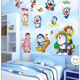 mua 2 tặng 1 - Decal dán tường cho bé, Doremon