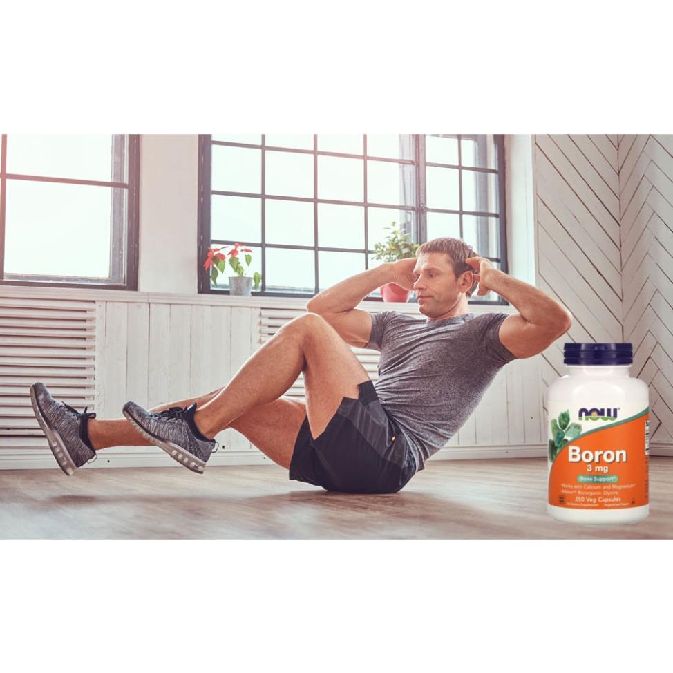 BORON Viên Uống Tăng Cường Sức Khỏe Nam Giới, Tăng Testosteron Now Boron 3mg