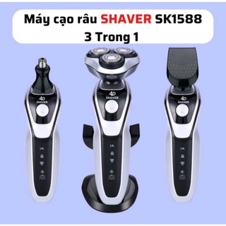 Máy cạo râu đa năng SHAVER 4D SK 1588🥰 FREE SHIP🥰 dao cạo râu điện mini dành cho nam công nghệ chống nước tuyệt đối