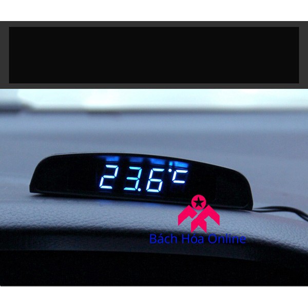 Đồng hồ trên ô tô điện tử mini D thumbnail