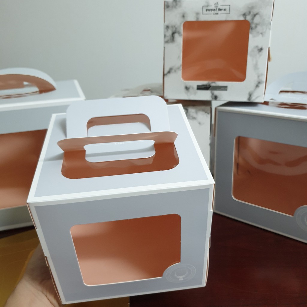 Hộp giấy đựng bánh sinh nhật cao cấp size 16/20/25