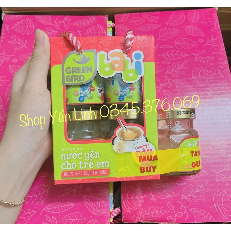 Yến Babi hương Dâu lốc 4 tặng 1 🍓🍓🍓