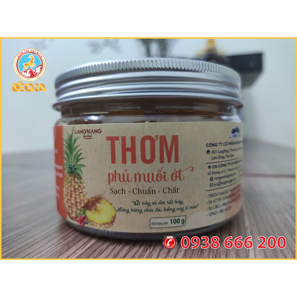 THƠM (DỨA, KHÓM) PHỦ MUỐI ỚT LANGBIANG FOOD