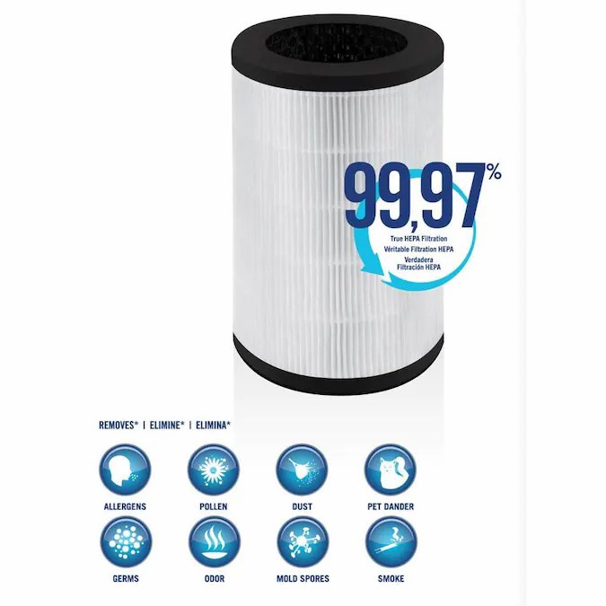 Máy lọc không khí TotalClean Deluxe UV 5-in-1 cho phòng lớn Homedics AP-T45