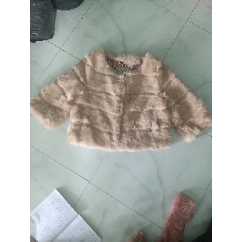 Áo khoác lông thỏ,lông sóc mã 30-11