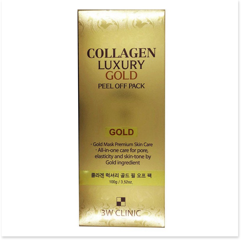 [Mã giảm giá] Mặt nạ lột tinh chất vàng 3W CLinic Collagen Luxury Gold Peel Off Pack 100ml