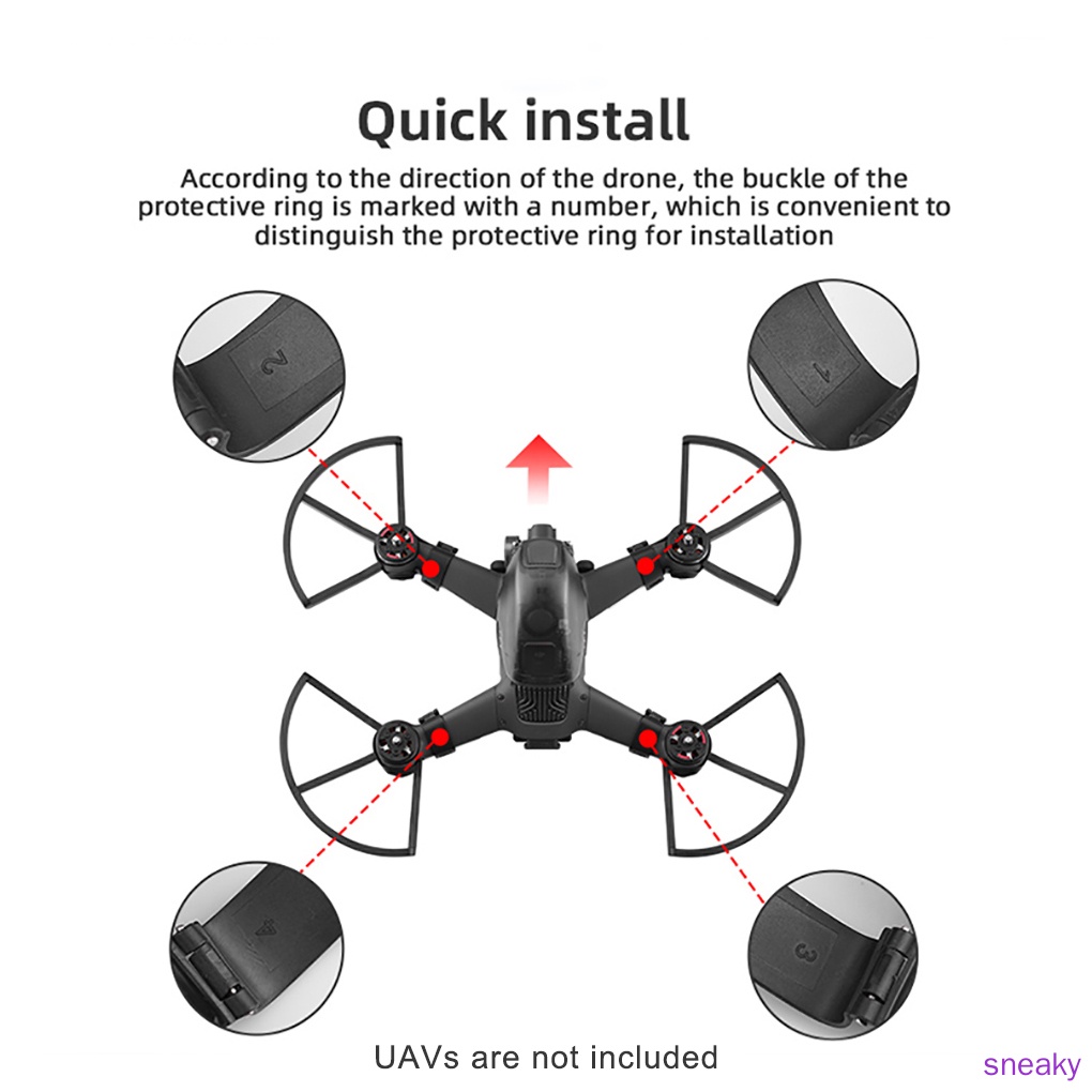 Vòng nhựa bảo vệ cánh quạt chống va đập cho drone DJI FPV