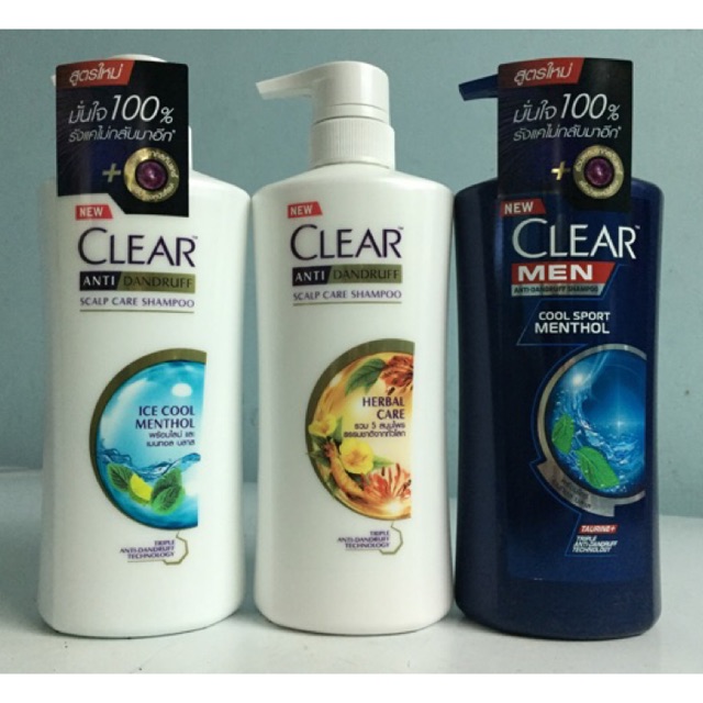 Dầu Gội Clear Các Loại